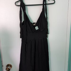 Juniors' Liberty Love Tie Shoulder Dress